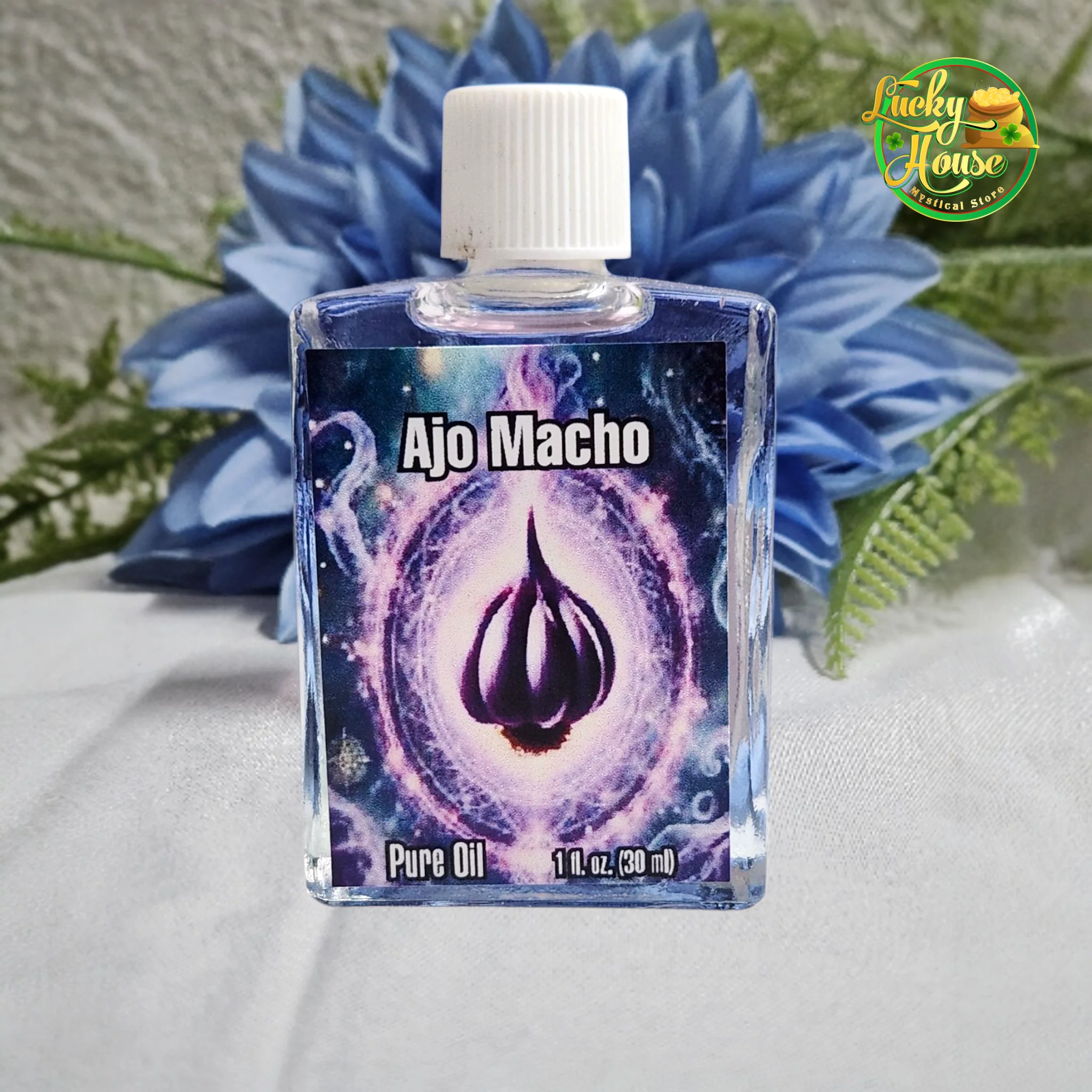 Ajo Macho (Male Garlic) Spiritual Oil – Protection, Strength & Repelling Energy
