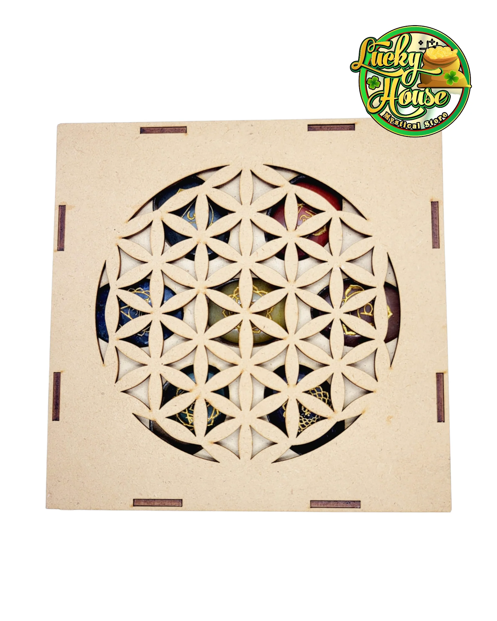 Chakra Stone Wood Set - Image 3