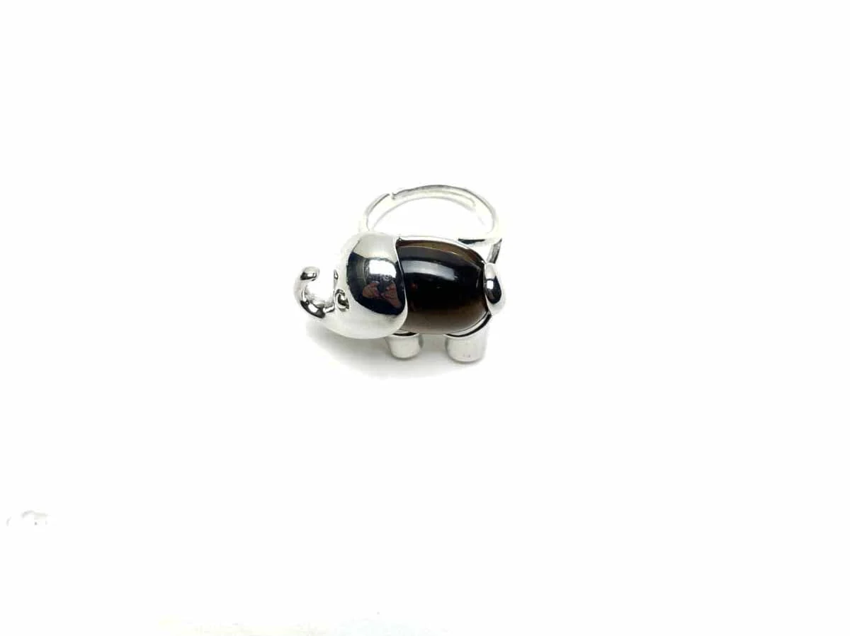 Elephant Flat Oval Ring - Image 3