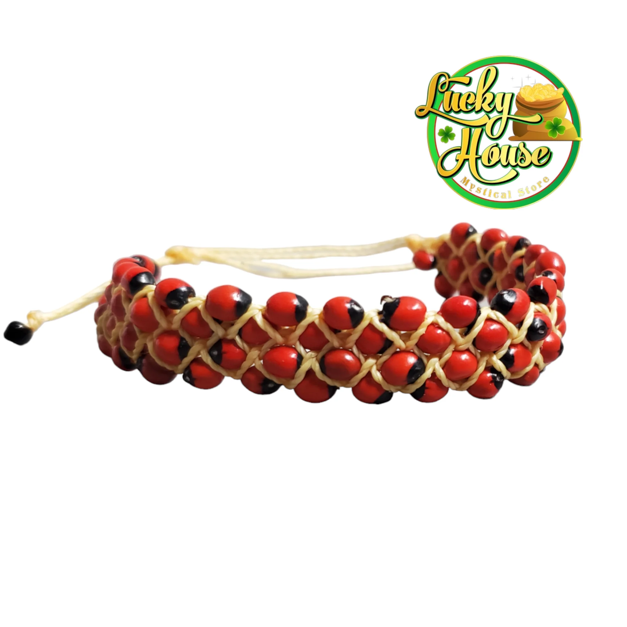 Evil Eye Peony Seeds Bracelet - Image 3