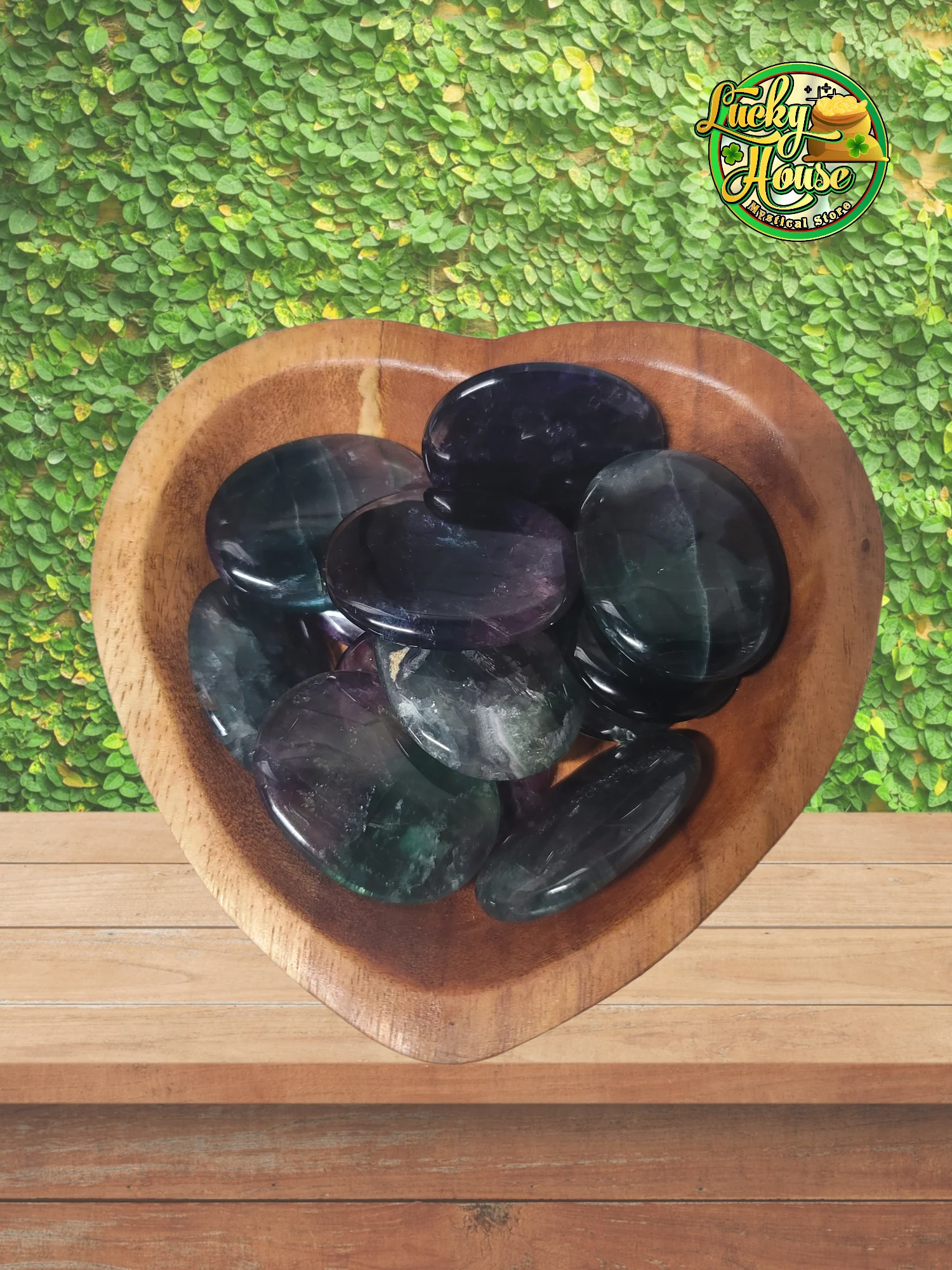 Fluorite Flat Palm Stone - Image 2