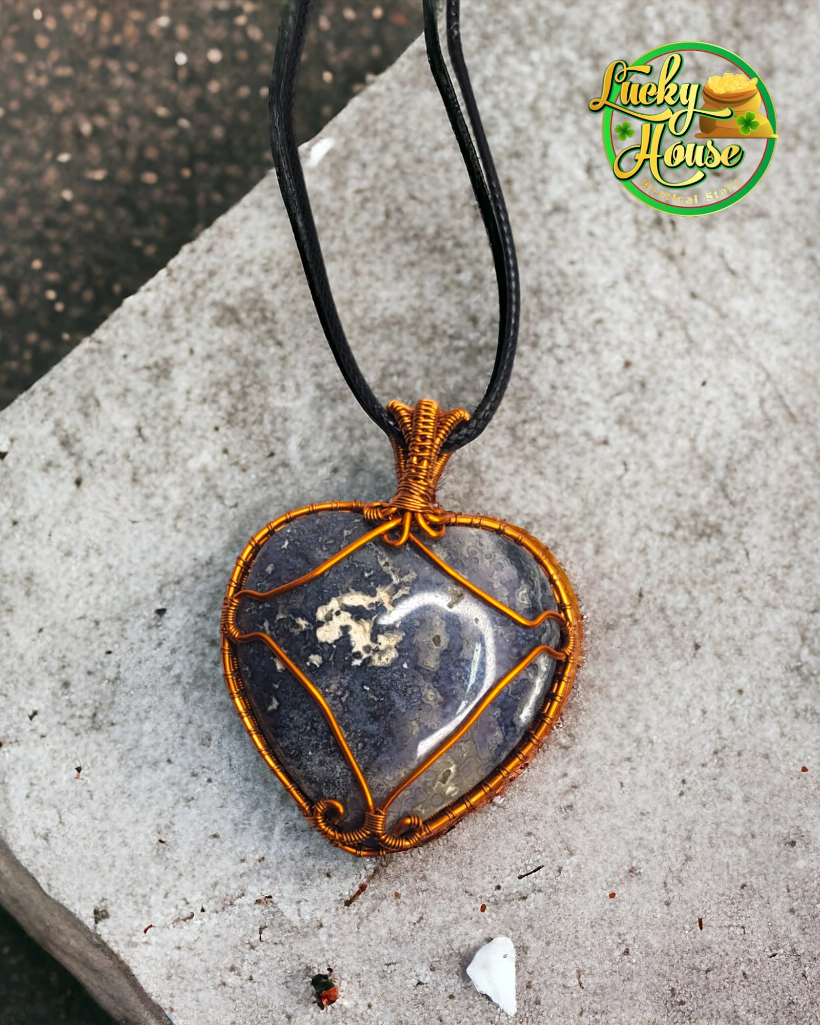 Grape Agate Pendant - Image 2