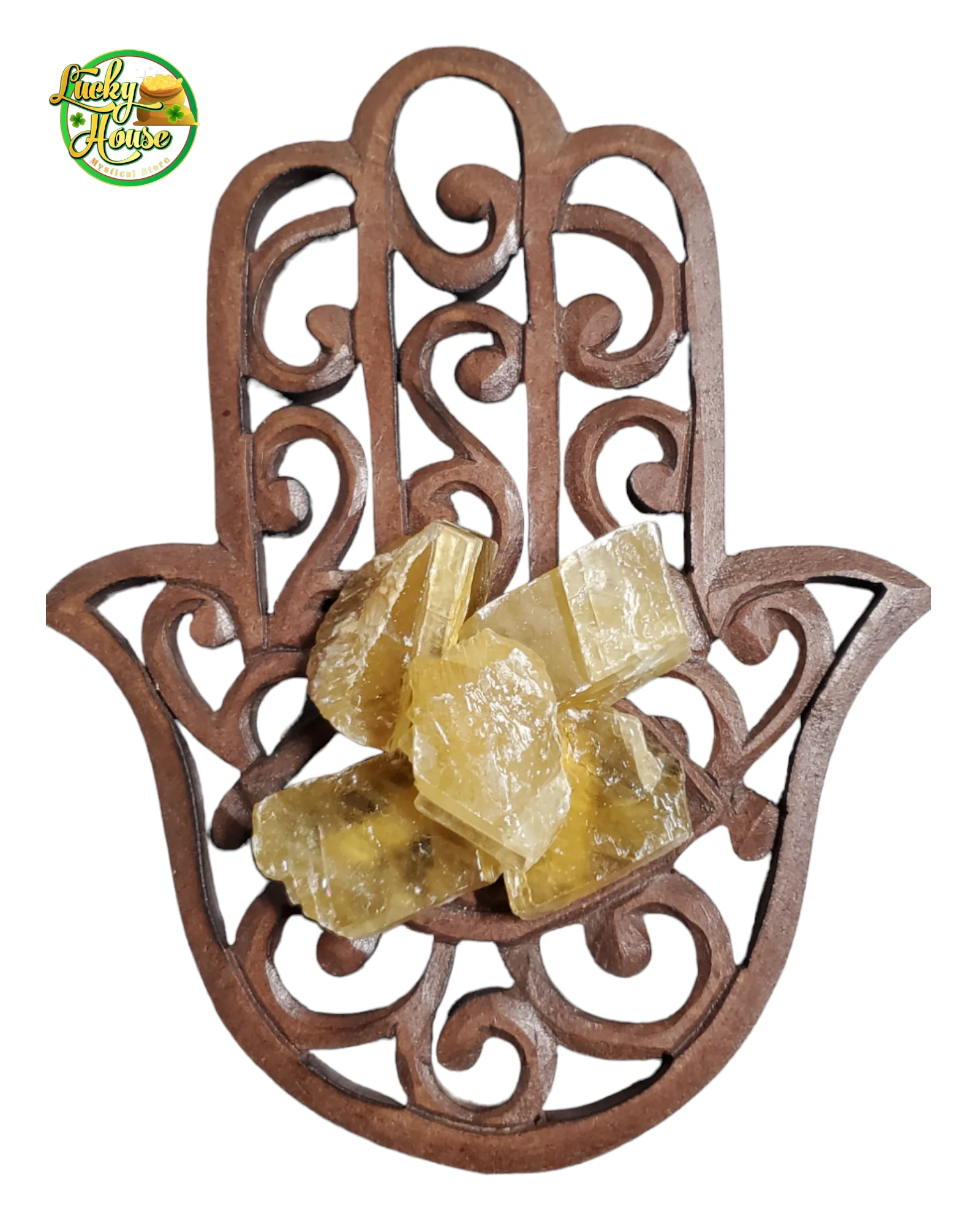 Honey Calcite Rough Stone