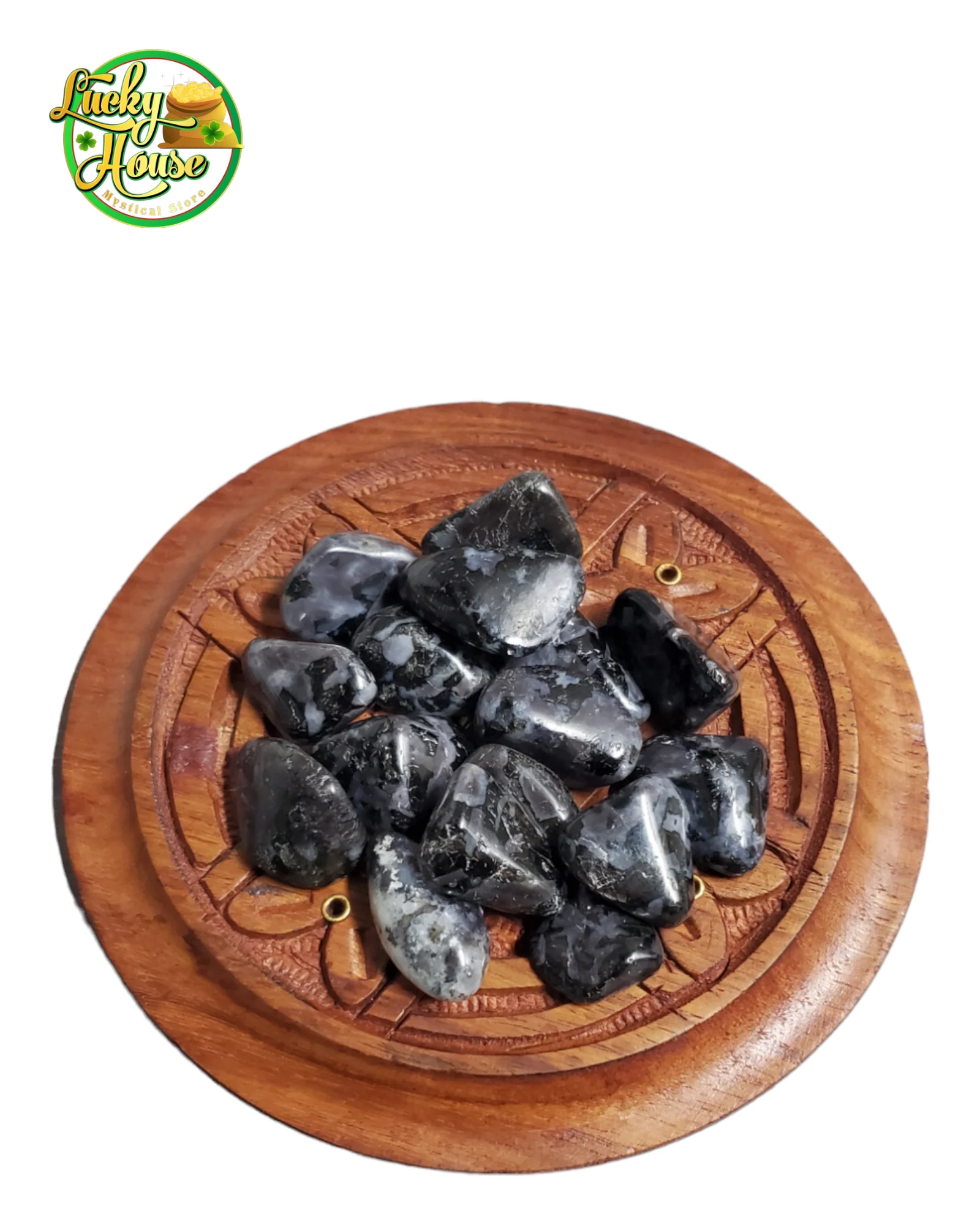 Indigo Gabbro Tumbled Stone