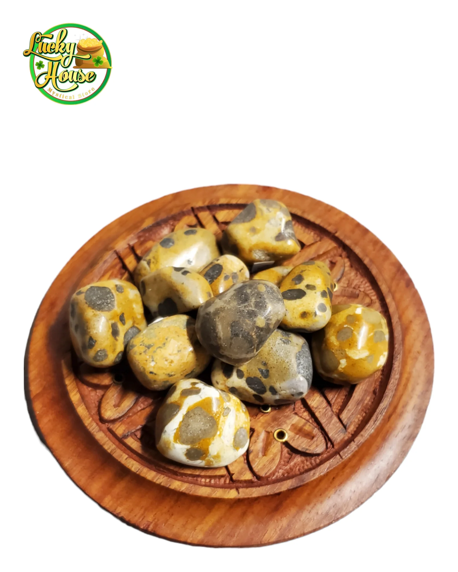 Leopard Skin Jasper Tumbled Stone - Image 2