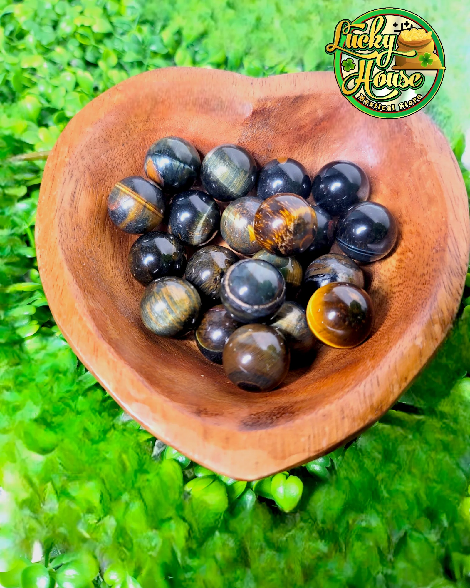 Mini Tiger Eye Sphere - Image 2