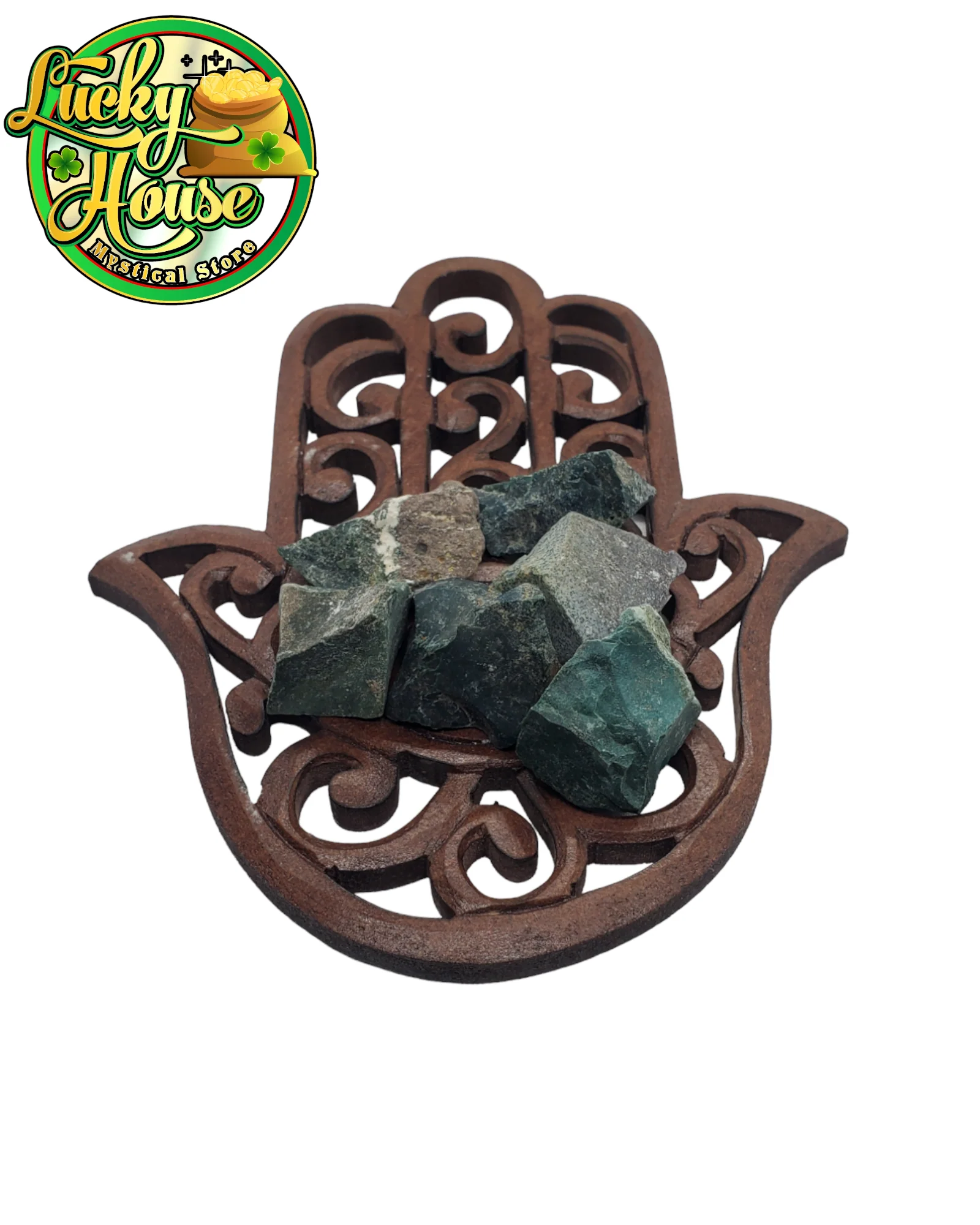 Moss Agate Rough Stone - Image 2
