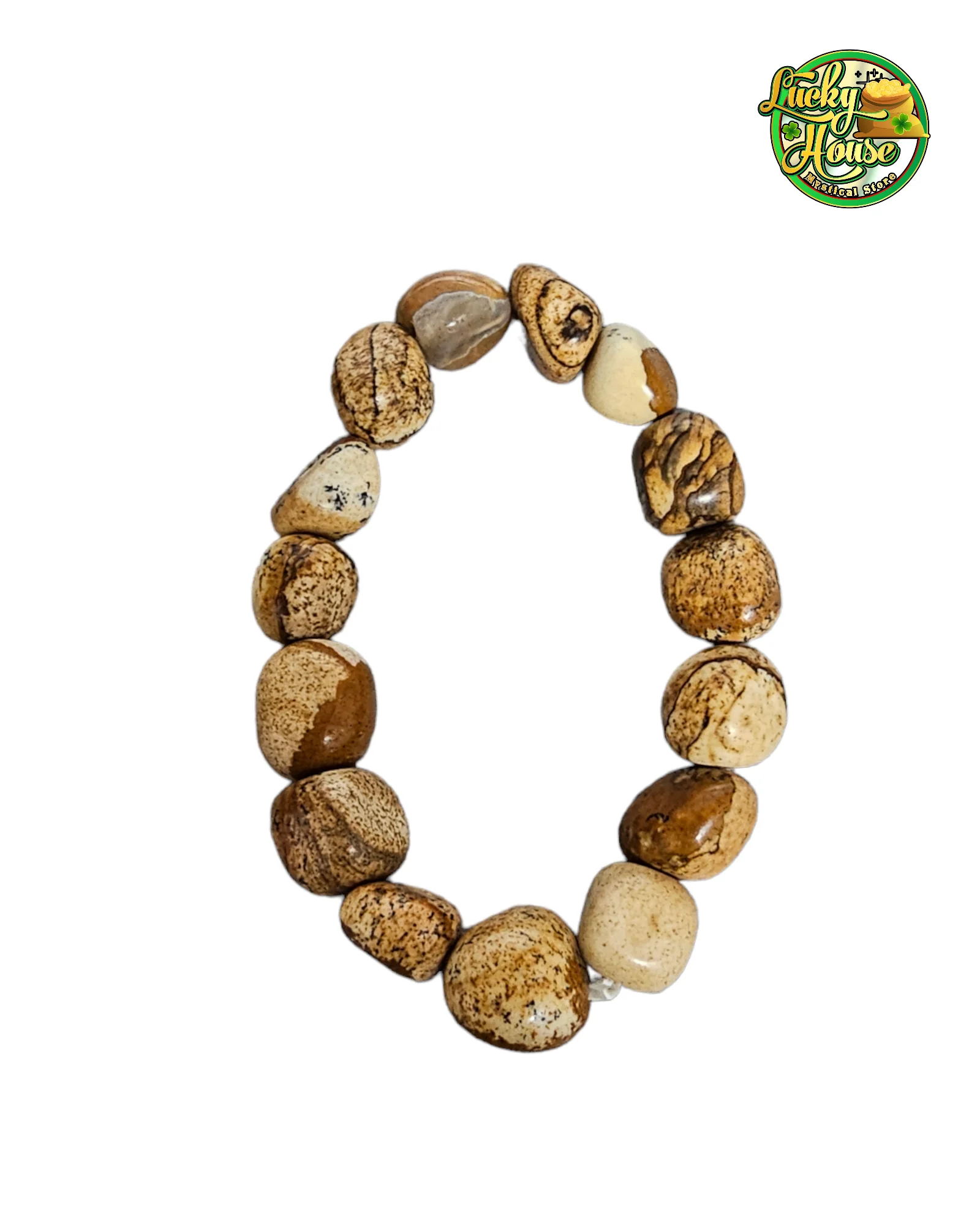 Picture Jasper Tumbled Bracelet