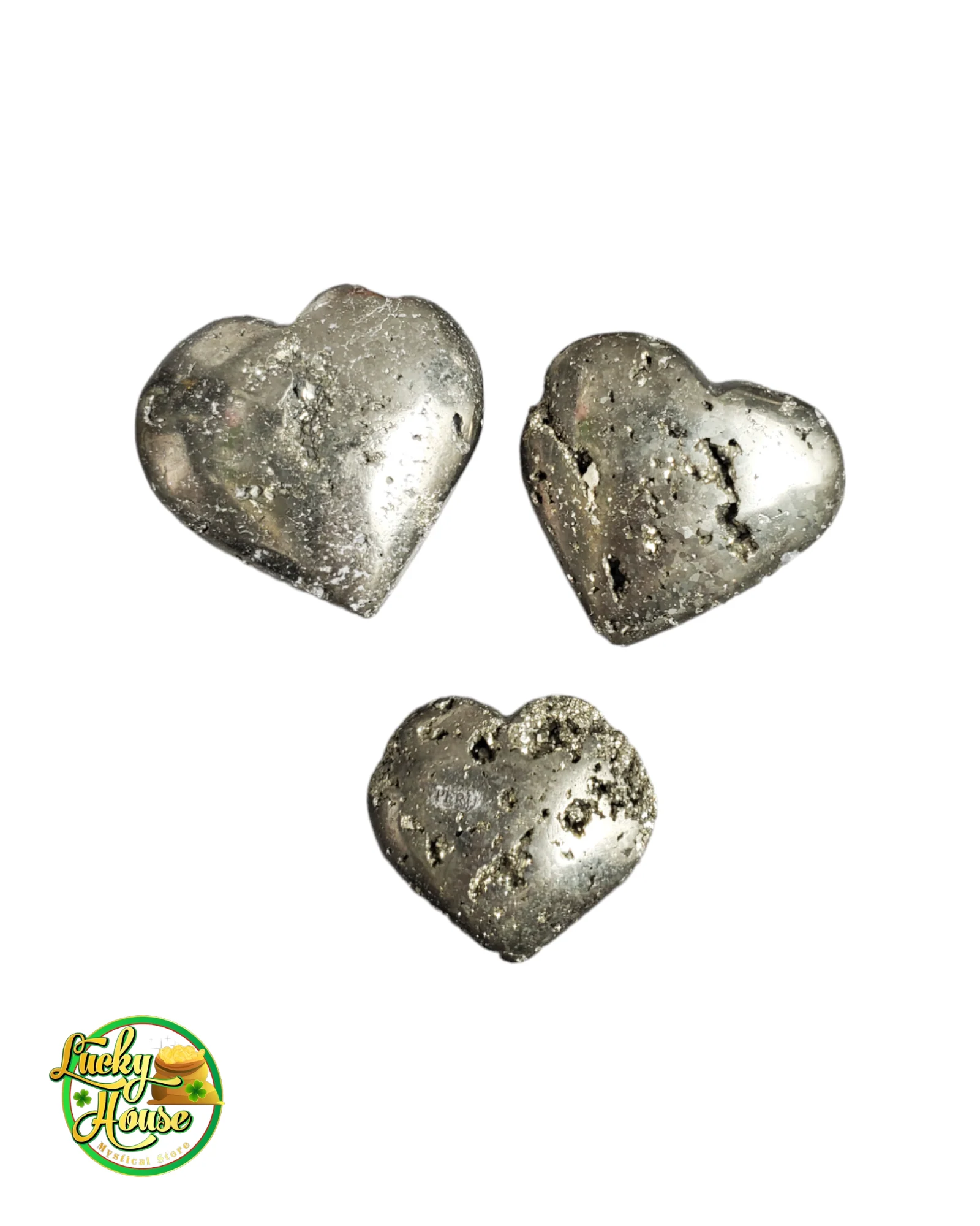 Pyrite Heart Carving - Image 2