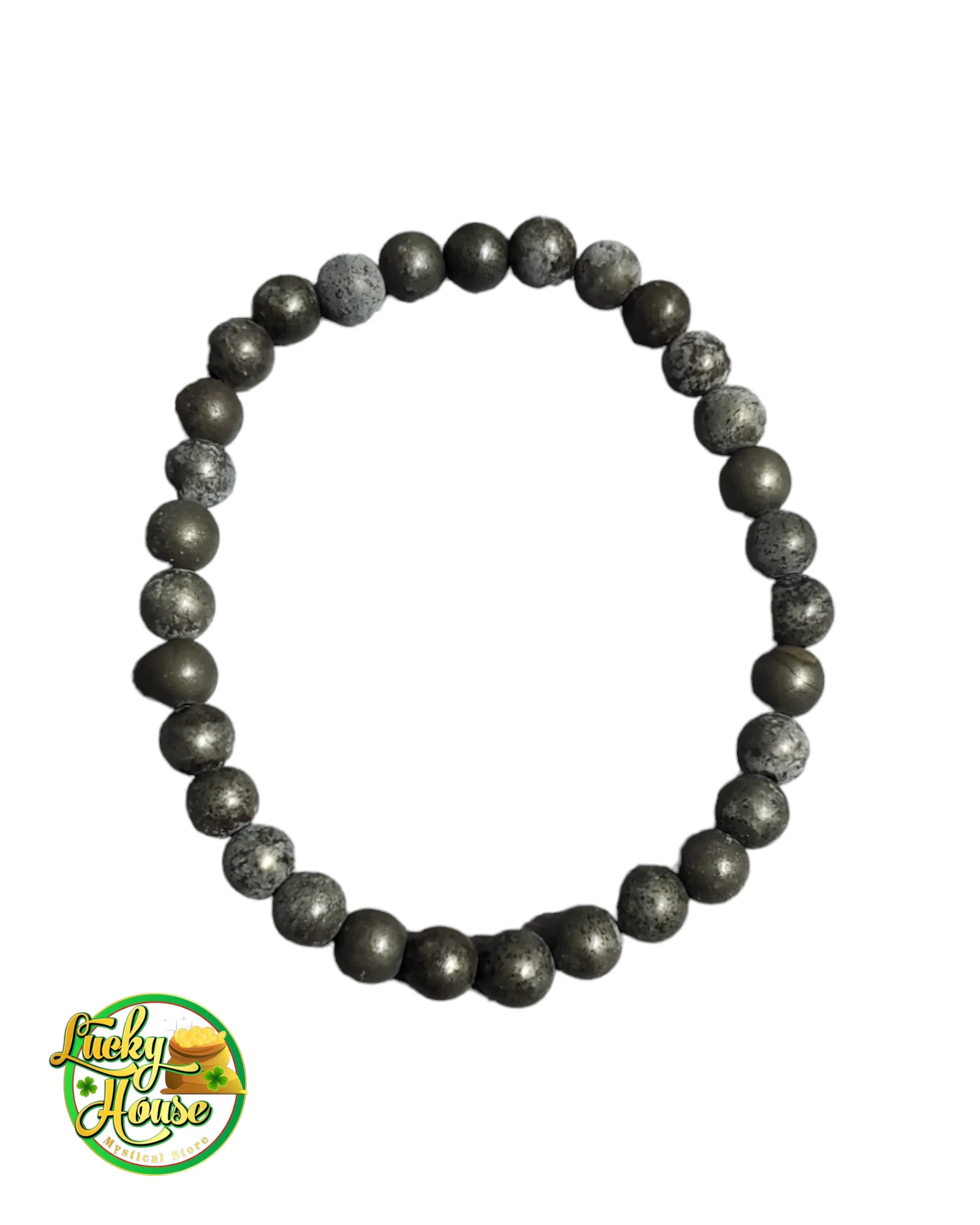Pyrite Sphere Bracelet 6mm