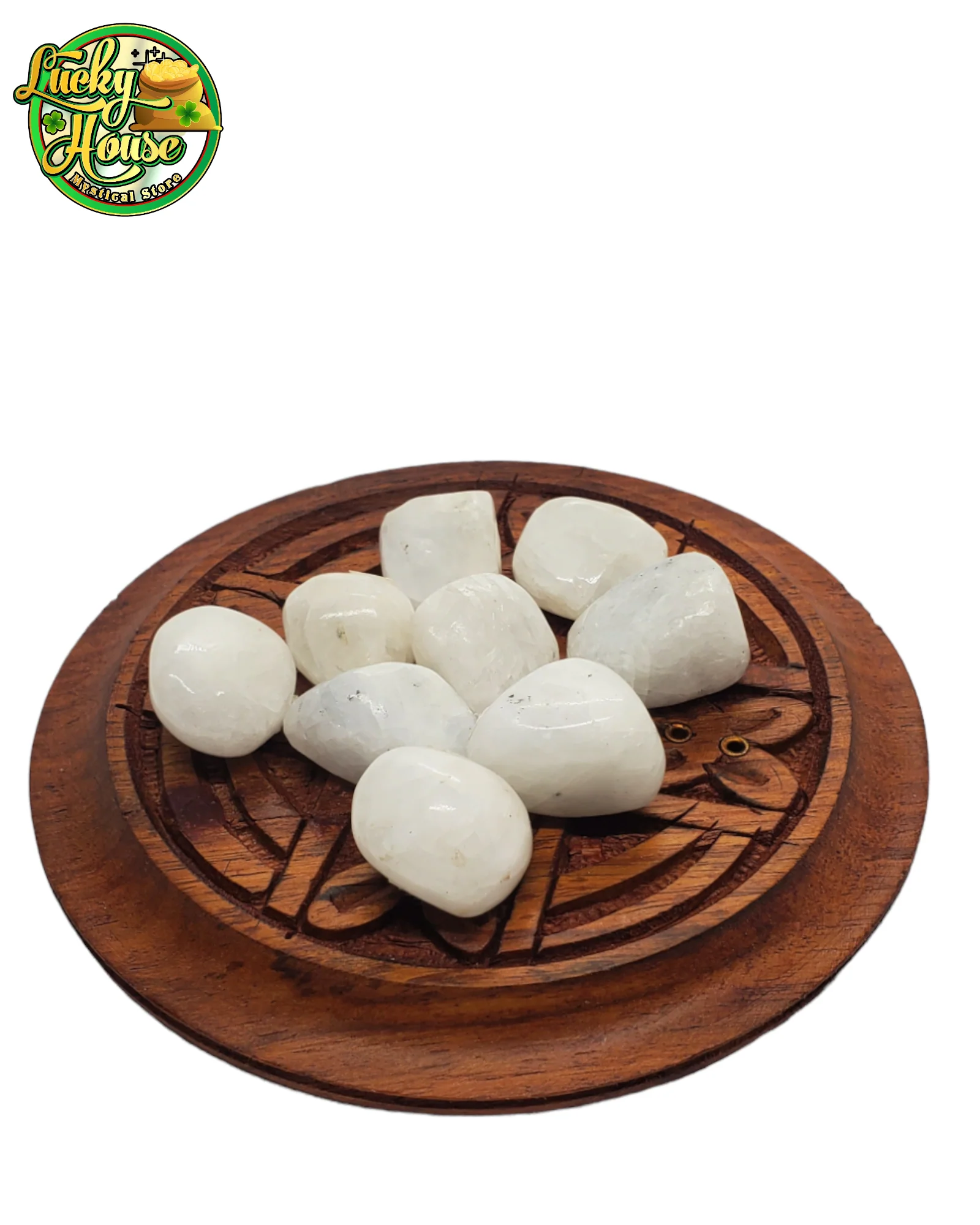 White Opal Tumbled Stone - Image 2